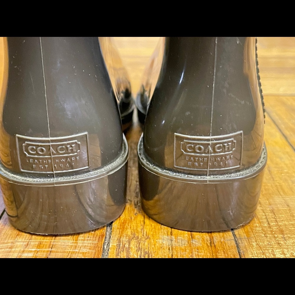 Coach Talia Rain Boot Size 6 - Picture 10 of 11